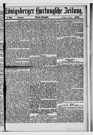 Königsberger Hartungsche Zeitung vom 13.02.1877