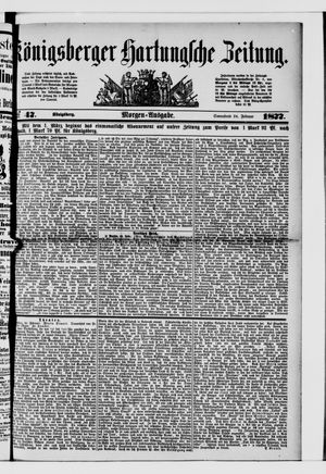 Königsberger Hartungsche Zeitung vom 24.02.1877