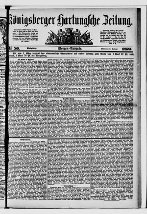 Königsberger Hartungsche Zeitung vom 28.02.1877