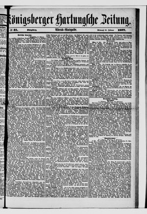 Königsberger Hartungsche Zeitung on Feb 28, 1877