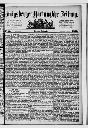 Königsberger Hartungsche Zeitung vom 08.03.1877