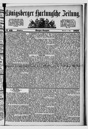 Königsberger Hartungsche Zeitung vom 14.03.1877