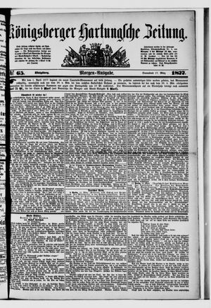 Königsberger Hartungsche Zeitung vom 17.03.1877