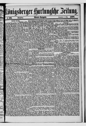 Königsberger Hartungsche Zeitung vom 17.03.1877