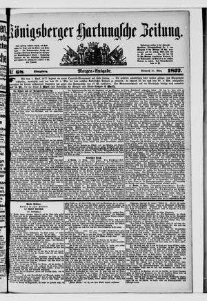 Königsberger Hartungsche Zeitung on Mar 21, 1877