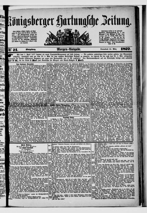 Königsberger Hartungsche Zeitung on Mar 24, 1877