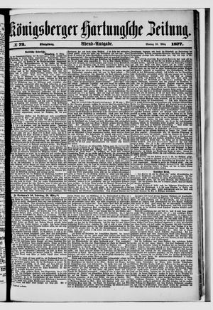 Königsberger Hartungsche Zeitung vom 26.03.1877