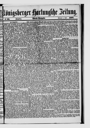 Königsberger Hartungsche Zeitung vom 11.04.1877
