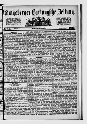 Königsberger Hartungsche Zeitung on Apr 13, 1877