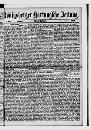 Königsberger Hartungsche Zeitung on Apr 14, 1877