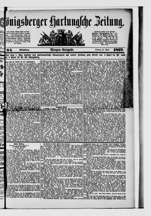 Königsberger Hartungsche Zeitung vom 22.04.1877