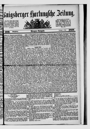 Königsberger Hartungsche Zeitung vom 01.05.1877