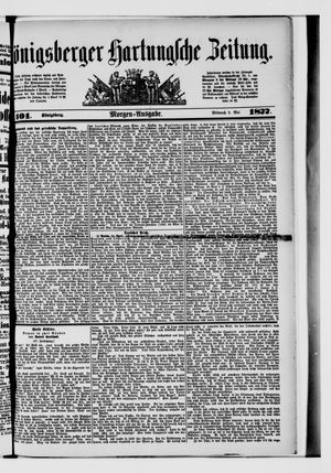 Königsberger Hartungsche Zeitung vom 02.05.1877