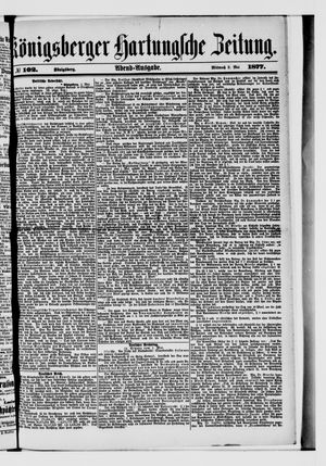 Königsberger Hartungsche Zeitung vom 02.05.1877