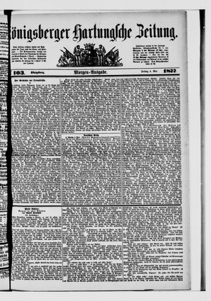 Königsberger Hartungsche Zeitung vom 04.05.1877