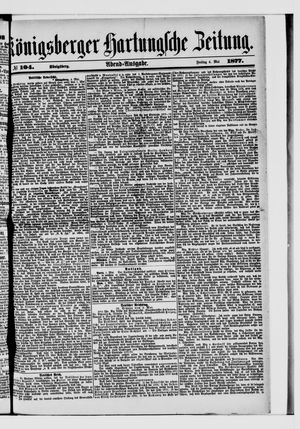 Königsberger Hartungsche Zeitung vom 04.05.1877