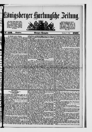 Königsberger Hartungsche Zeitung on May 13, 1877