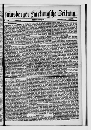 Königsberger Hartungsche Zeitung vom 24.05.1877