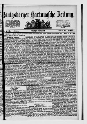 Königsberger Hartungsche Zeitung on May 25, 1877