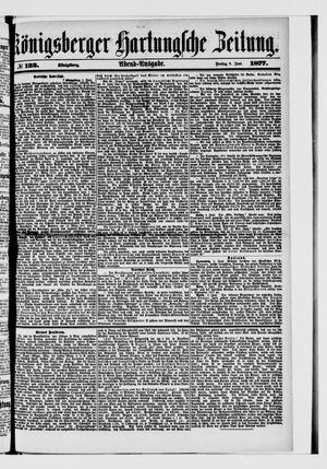 Königsberger Hartungsche Zeitung vom 08.06.1877