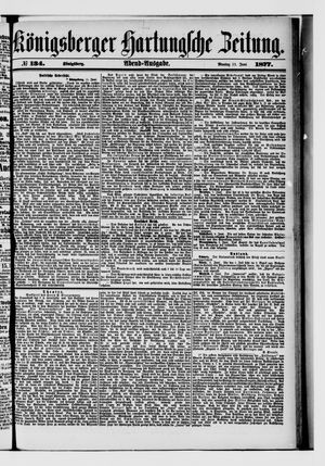 Königsberger Hartungsche Zeitung vom 11.06.1877