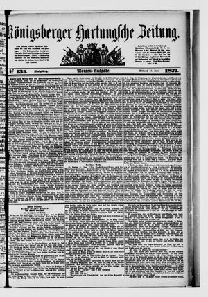 Königsberger Hartungsche Zeitung on Jun 13, 1877