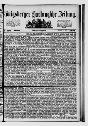 Königsberger Hartungsche Zeitung on Jun 14, 1877