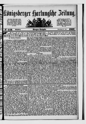 Königsberger Hartungsche Zeitung vom 21.06.1877