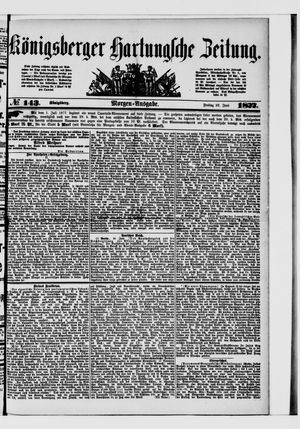 Königsberger Hartungsche Zeitung vom 22.06.1877