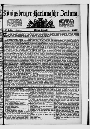 Königsberger Hartungsche Zeitung on Jun 23, 1877
