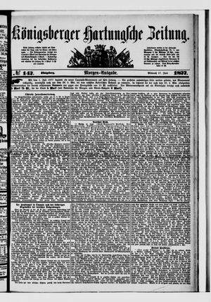 Königsberger Hartungsche Zeitung on Jun 27, 1877