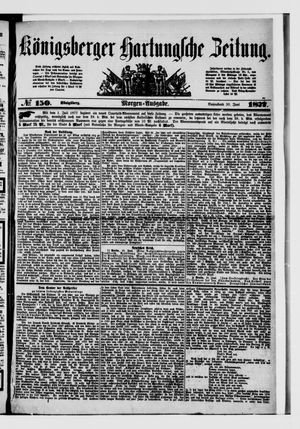 Königsberger Hartungsche Zeitung on Jun 30, 1877