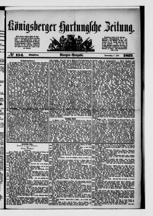 Königsberger Hartungsche Zeitung vom 05.07.1877