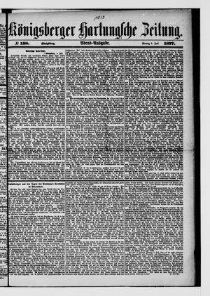 Königsberger Hartungsche Zeitung vom 09.07.1877