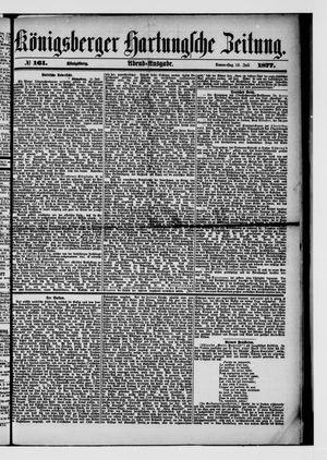 Königsberger Hartungsche Zeitung on Jul 12, 1877