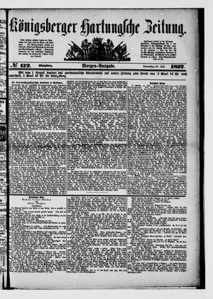 Königsberger Hartungsche Zeitung on Jul 26, 1877