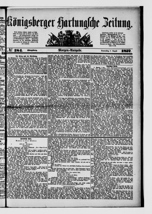 Königsberger Hartungsche Zeitung vom 09.08.1877