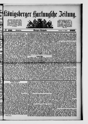 Königsberger Hartungsche Zeitung on Aug 12, 1877