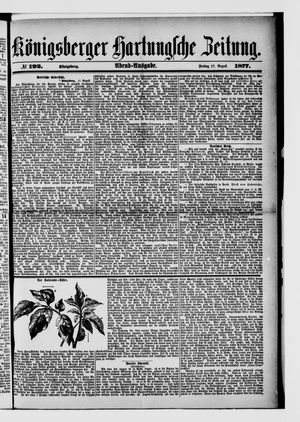 Königsberger Hartungsche Zeitung on Aug 17, 1877