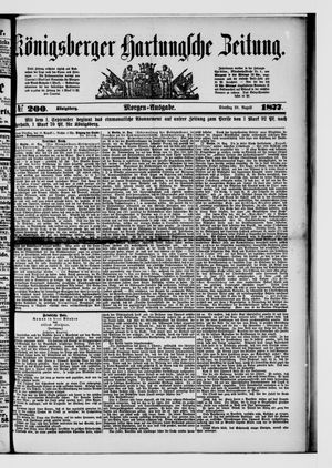 Königsberger Hartungsche Zeitung vom 28.08.1877