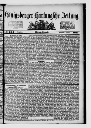 Königsberger Hartungsche Zeitung vom 01.09.1877