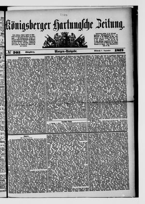 Königsberger Hartungsche Zeitung on Sep 5, 1877