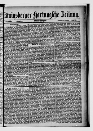 Königsberger Hartungsche Zeitung vom 06.09.1877
