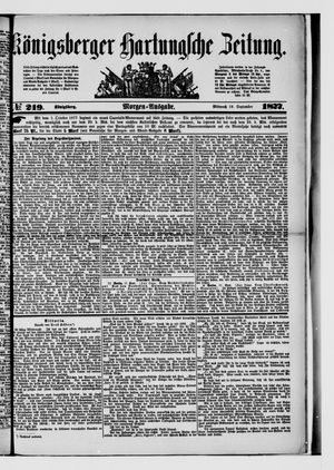 Königsberger Hartungsche Zeitung vom 19.09.1877