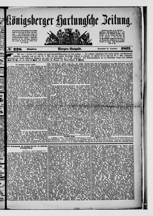 Königsberger Hartungsche Zeitung vom 29.09.1877