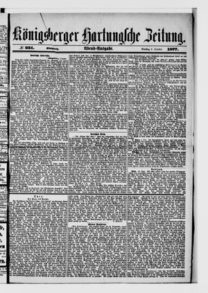 Königsberger Hartungsche Zeitung on Oct 2, 1877