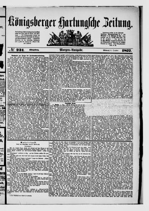 Königsberger Hartungsche Zeitung vom 03.10.1877