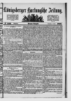 Königsberger Hartungsche Zeitung vom 04.10.1877