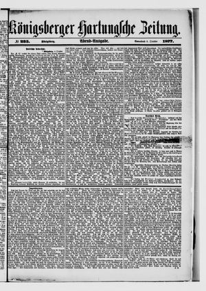Königsberger Hartungsche Zeitung vom 06.10.1877