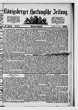 Königsberger Hartungsche Zeitung on Oct 18, 1877